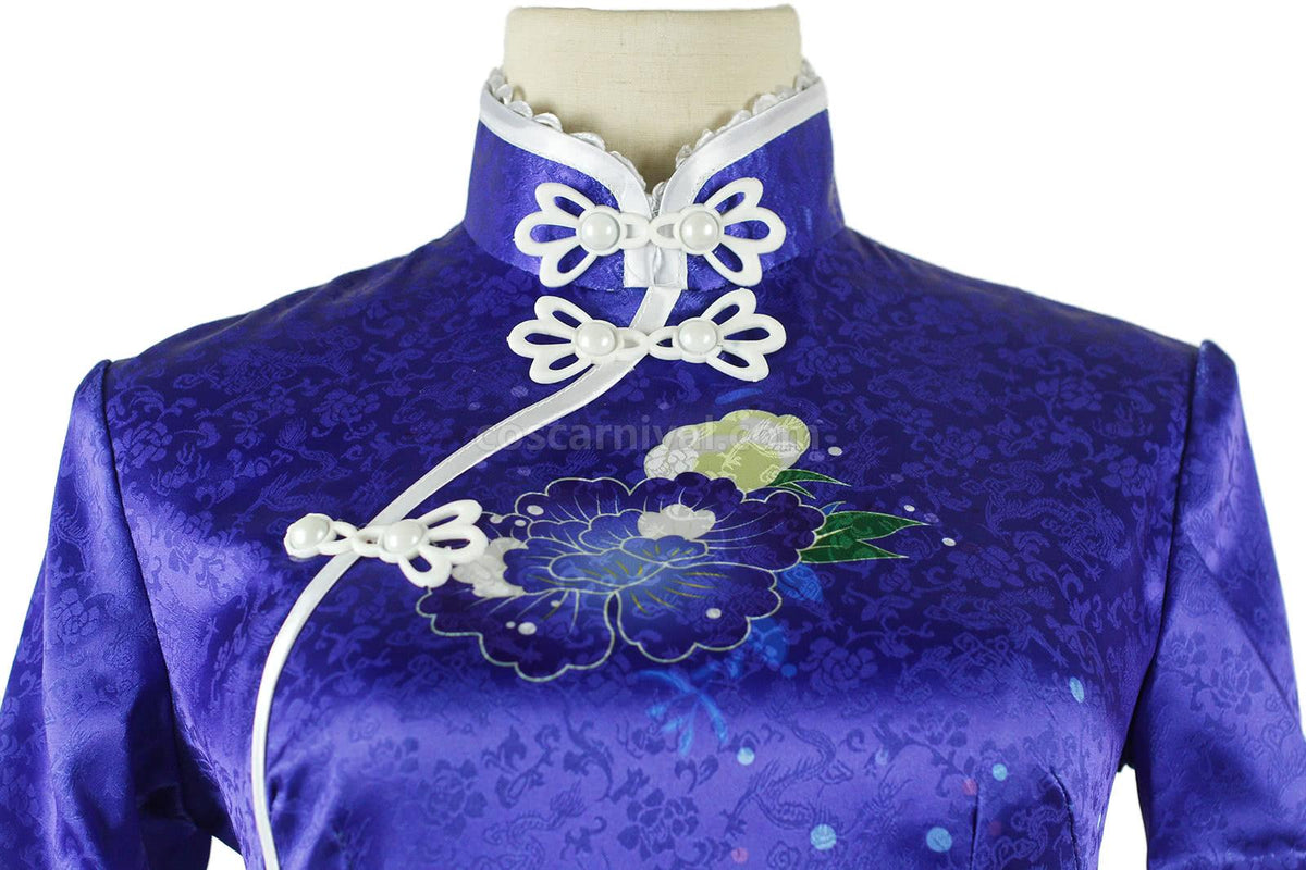 Umi Sonoda cosplay costume from Love Live!, collar detail