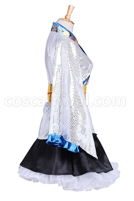 Umi Sonoda cosplay costume from Love Live!, back view