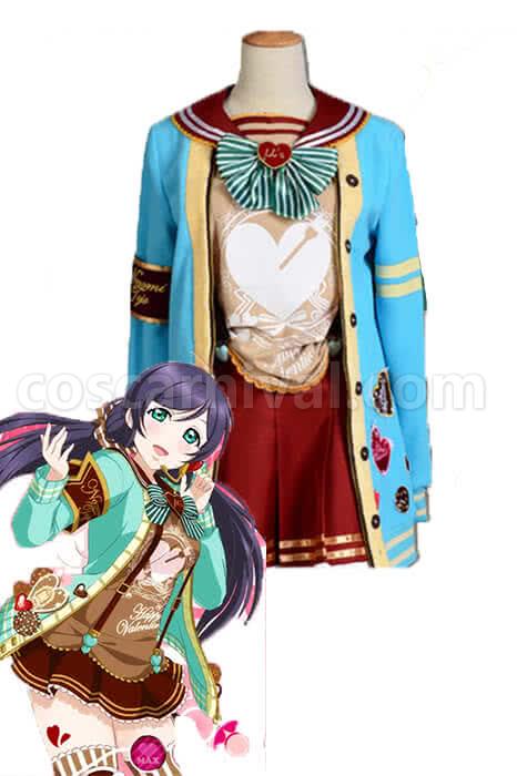Love Live Valentine Day Nozomi Tojo Uniform Suits Cosplay Costume coscarnival