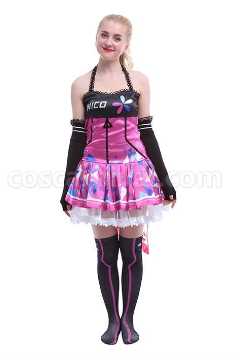 Love Live! Yazawa Nico Electronic Dresses Cosplay Costume coscarnival