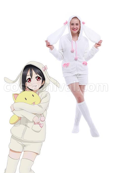 Love Live! Yazawa Nico Rabbit Pajamas Cosplay Costume coscarnival