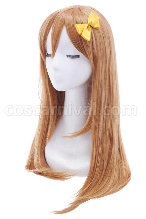Love Live!Sunshine!! Kunikida Hanamaru Medium Long Blond Cosplay Wig, detail 1