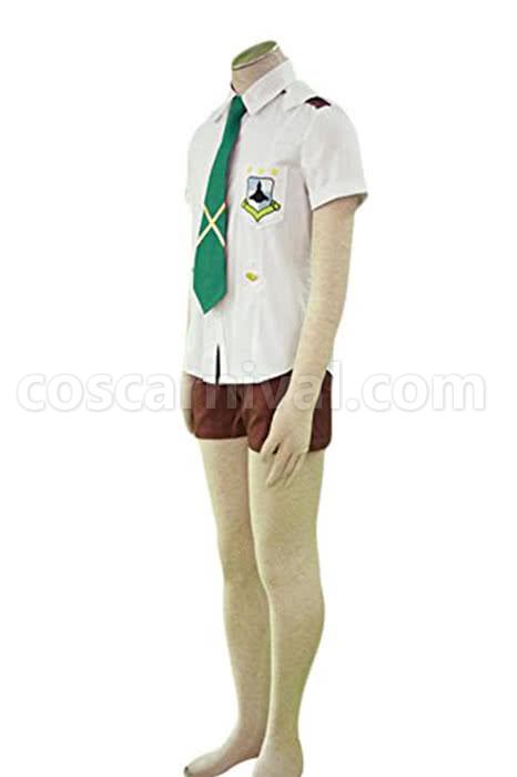 Macross Frontier Luca Angeloni School Uniform Cosplay Costume coscarnival