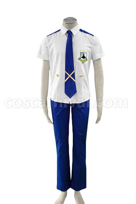Macross Frontier Mikhail Bran School Uniform Cosplay Costume coscarnival