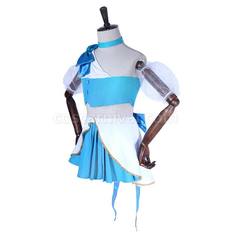 魔法少女俺咲代御影ブルー制服スカートコスプレ衣装coscarnival