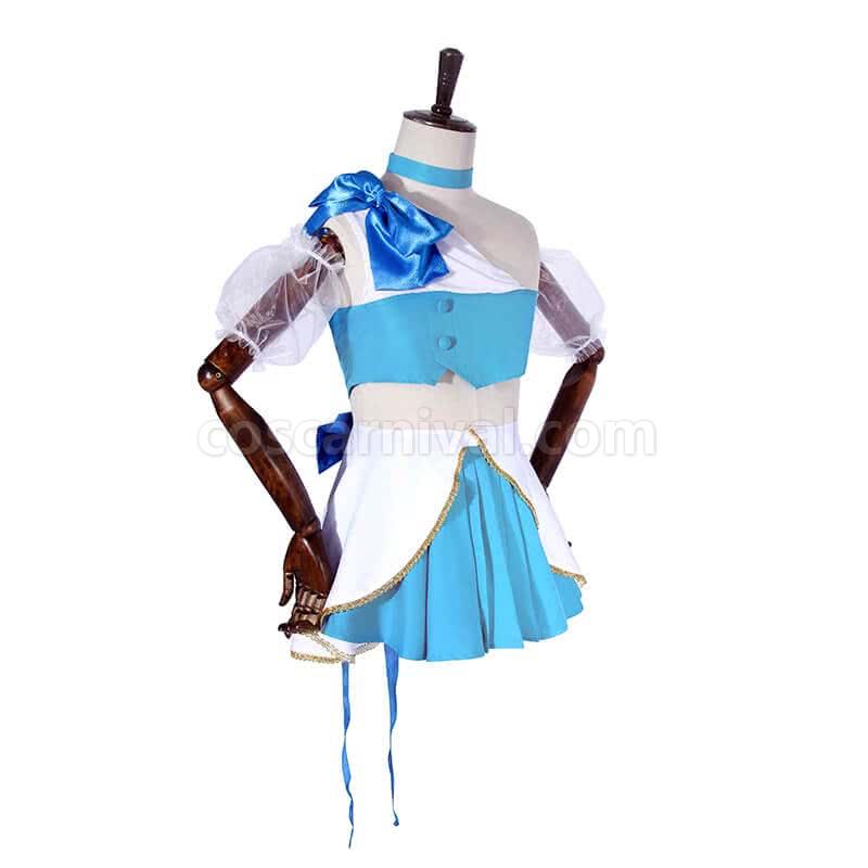 魔法少女俺咲代御影ブルー制服スカートコスプレ衣装coscarnival