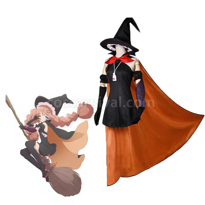 Magical Girl Raising Project Top Speed Tsubame Murota Witch DressesCosplay Costume coscarnival