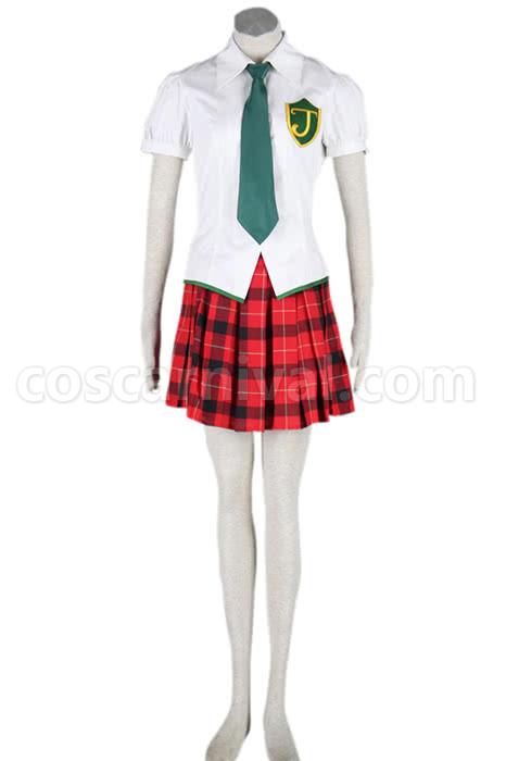 Makinami Mari Illustrious Shool Uniform Cosplay Costume coscarnival
