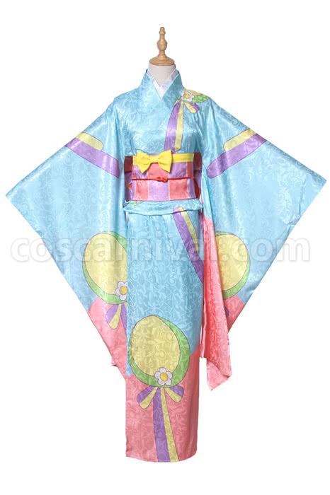 Miss Kobayashi Dragon Maid Kanna Kobayashi Kimono Cosplay Costume coscarnival