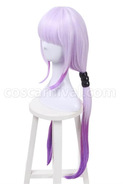 Miss Kobayashi Dragon Maid Kanna Kobayashi Synthetic Long Purple Cosplay Costume coscarnival