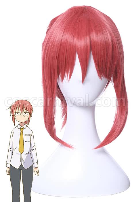 Miss Kobayashi Dragon Maid Kobayashi Lovely Deep Pink Cosplay Costume coscarnival