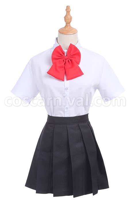 映画あなたの名前 Mitsuha Miyamizu 学校制服コスプレ衣装 cocarnival
