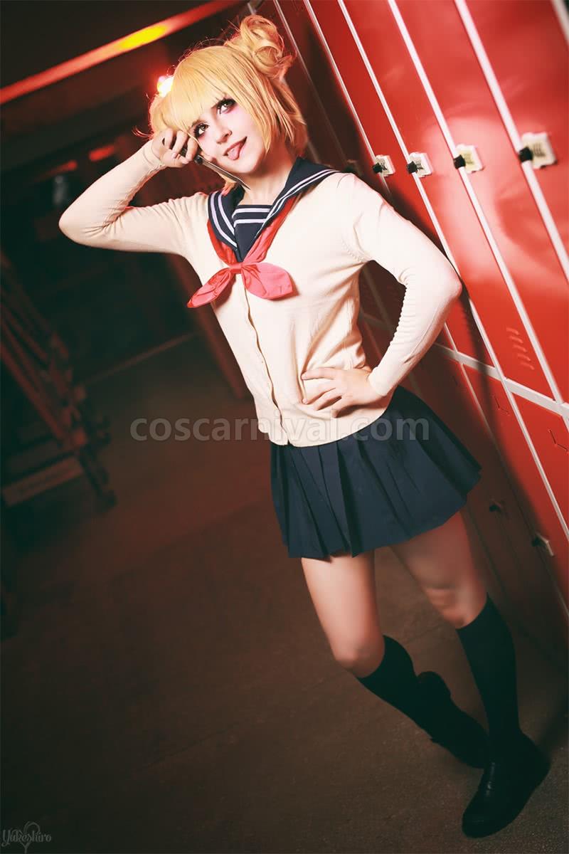 My Hero Academia Himiko Toga School Uniform Cosplay Costume