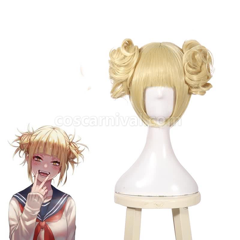 My Hero Academia Himiko Toga Short Blonde Hair JF271 Cosplay Costume coscarnival