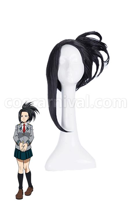 My Hero Academia Momo Yaoyorozu Women Black Cosplay Costume coscarnival