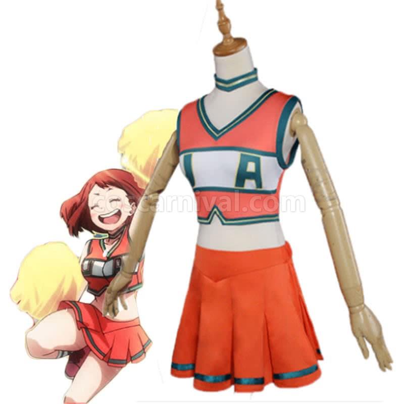My Hero Academia Ochako Uraraka Woman Lala Uniform Cosplay Costume coscarnival