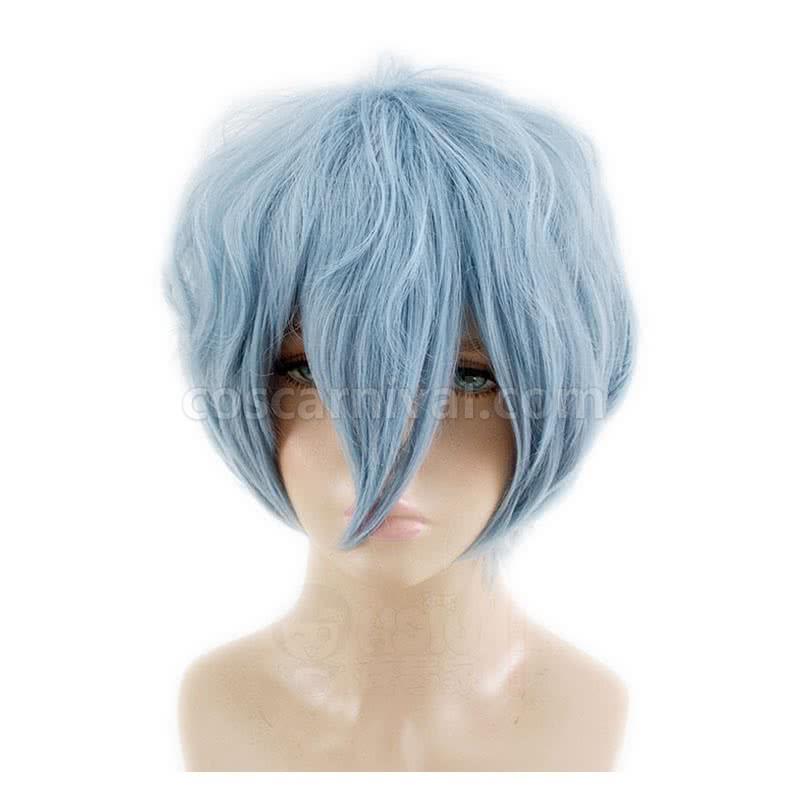 my hero academia shigaraki tomura blue short wigs cosplays