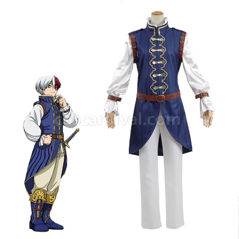 My Hero Academia Shoto Todoroki Full Sets Cosplay Costume coscarnival