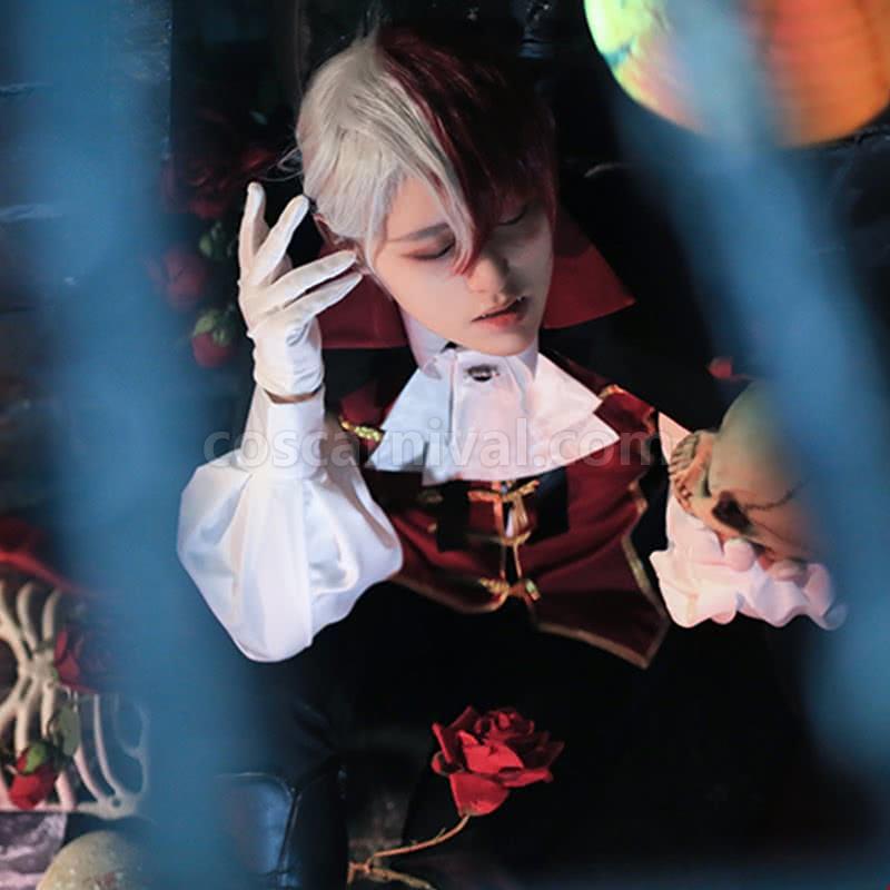 My Hero Academia Shoto Todoroki Halloween Vampire Cosplay Costume