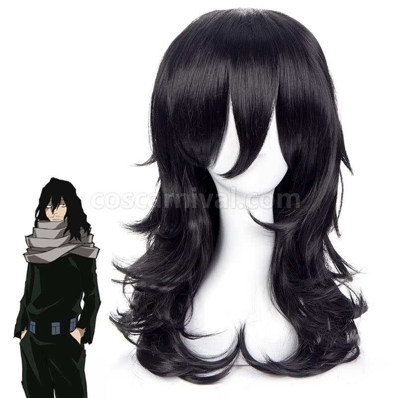 My Hero Academia Shouta Aizawa Long Black Cosplay Costume  coscarnival