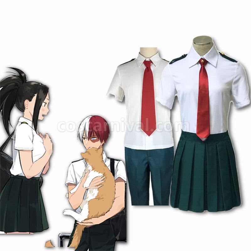 My Hero Academia Summer Short Sleeve Uniform Cosplay Costume coscarnival