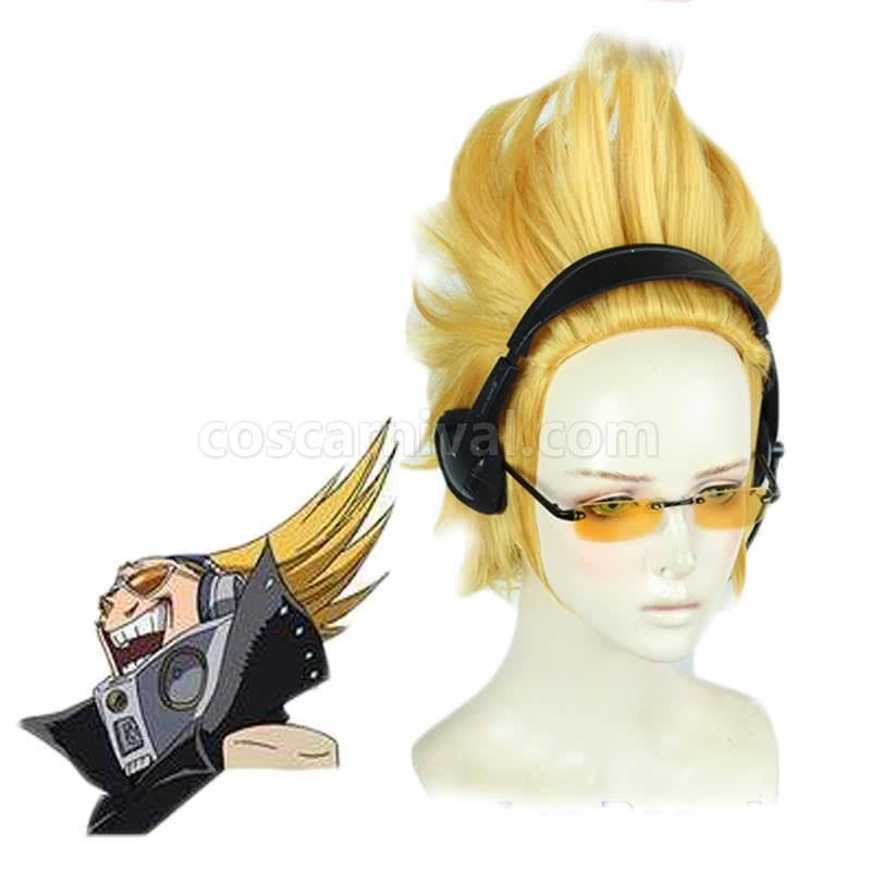 my hero academia yamada hizashi blond wig anime cosplay costume