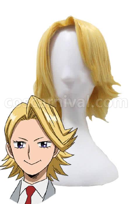 My Hero Academia Yuuga Aoyama Man Yellow Cosplay Costume coscarnival