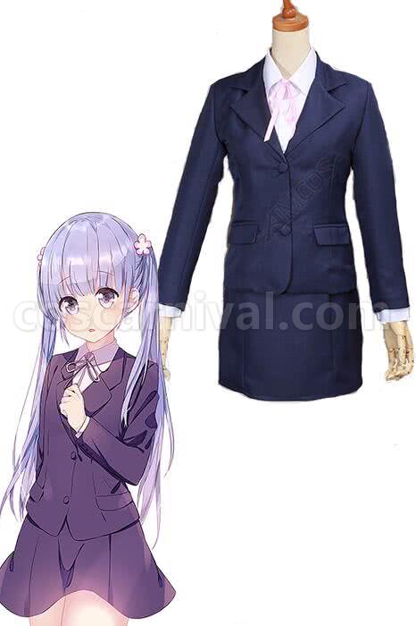New Game!Suzukaze Aoba Uniform Cosplay Costume coscarnival