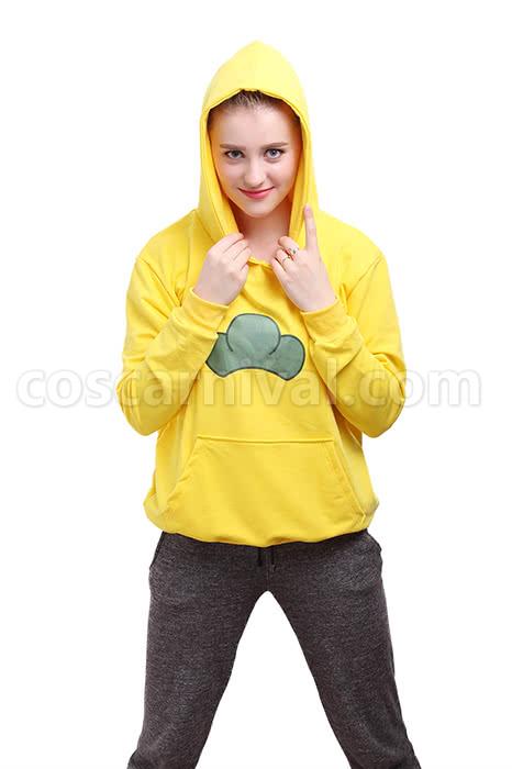 Osomatsu-kun Jyushimatsu Matsuno 가을 겨울 노란색 까마귀 스웨터 코스프레 의상 coscarnival