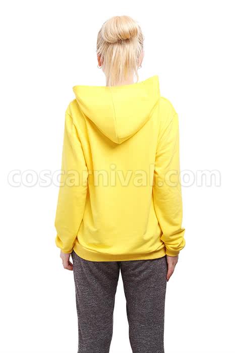 Osomatsu-kun Jyushimatsu Matsuno 가을 겨울 노란색 까마귀 스웨터 코스프레 의상 coscarnival