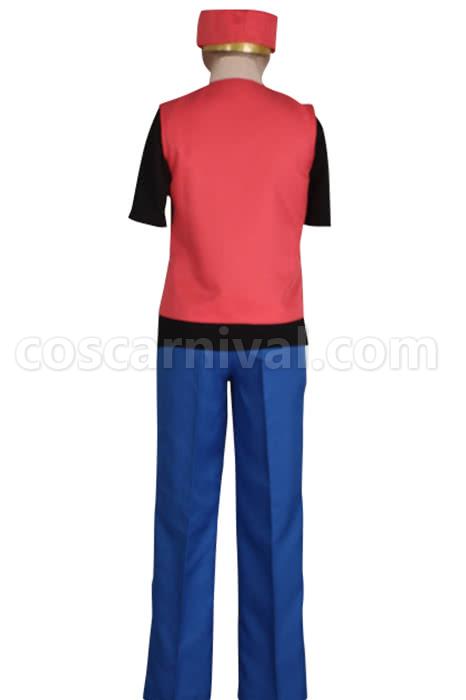 Pocket Monster Ash Ketchum 2 Generation Cosplay Costume