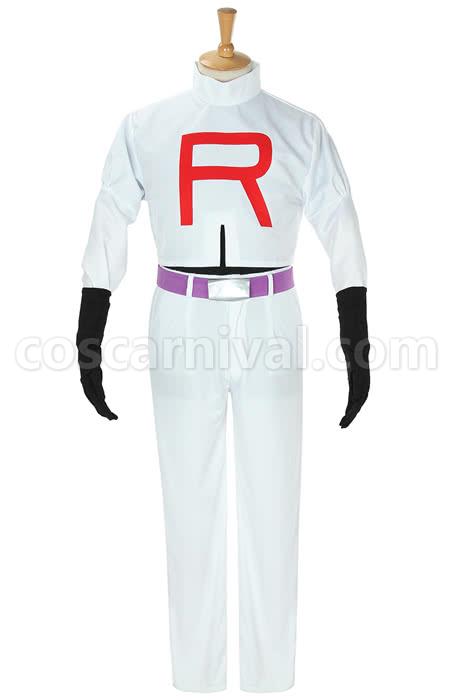 Pokemon James Cosplay Costume coscarnival