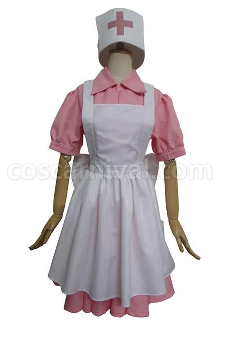 Pokemon Nurse Joy Cosplay Costume coscarnival