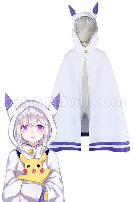 Re: Life in a Different World from Zero Emilia Clock Cosplay Costume coscarnival