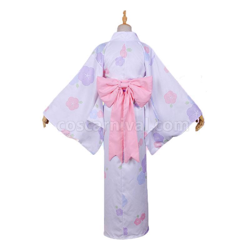 Re : Zero-Starting life in another World Rem Kimono Yukata Cosplay Costume