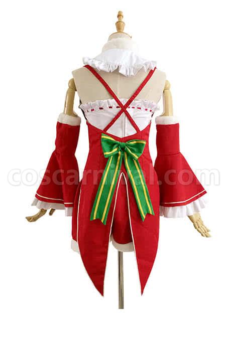 Re : Zero-Starting life in another World Rem Red Christmas Cosplay Costume coscarnival