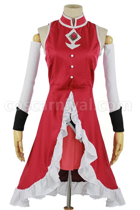 Red Sakura Kyouko Of Puella Magi Madoka Magica Cosplay Costume coscarnival