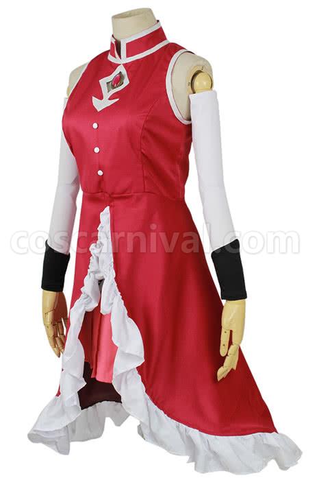 Red Sakura Kyouko Of Puella Magi Madoka Magica Cosplay Costume coscarnival