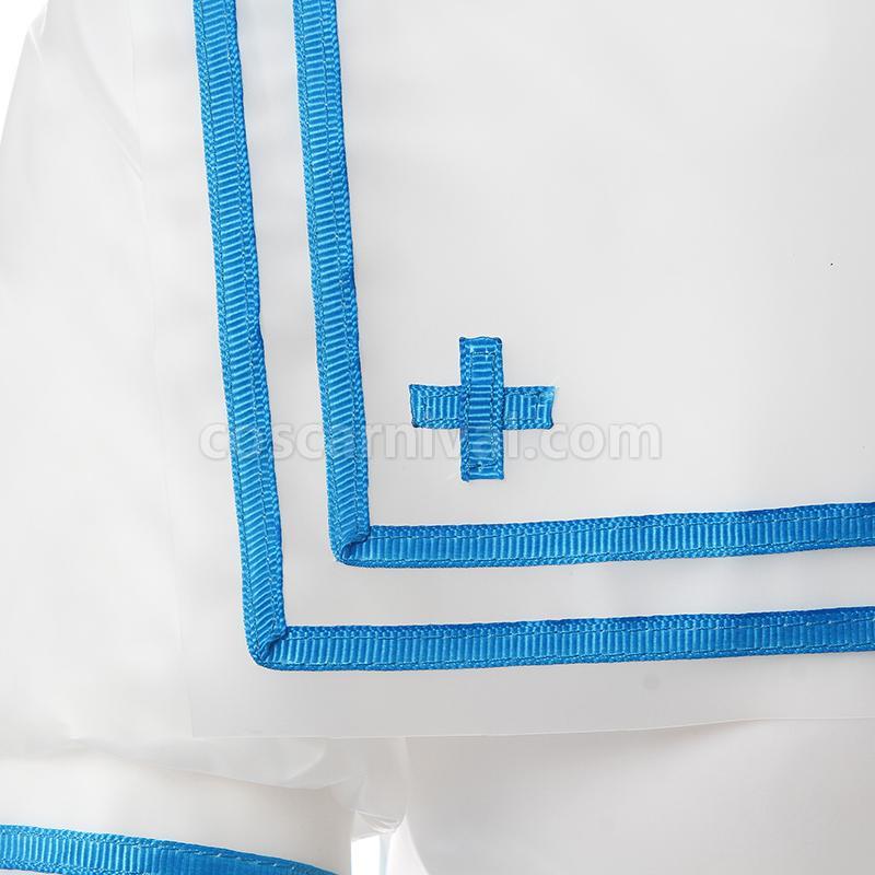 ReZero-제로 Rem Sailor SwimSuit Cosplay Costume coscarnival과 다른 세계에서의 삶 시작