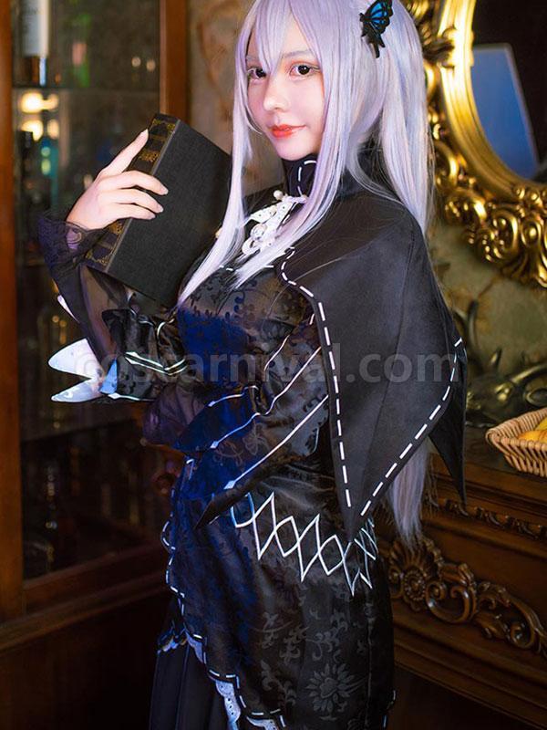 ReZero: 다른 세계에서 인생을 시작 Echidna Cosplay Costume coscarnival