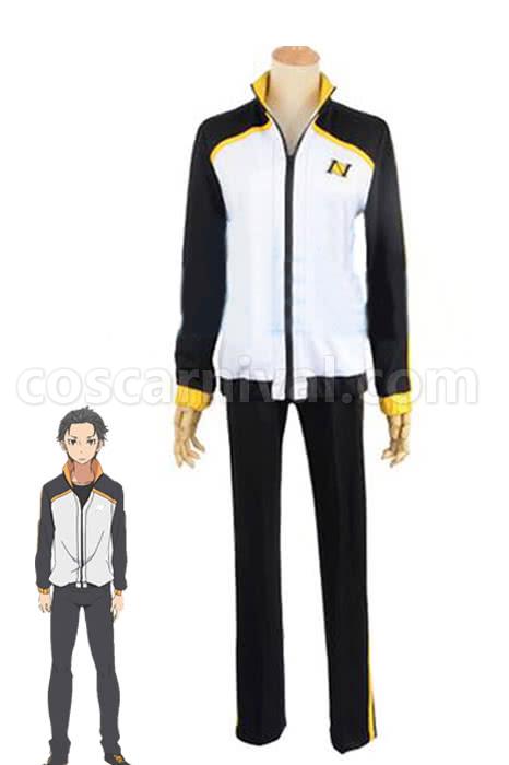 Re:ZERO -Starting Life in Another World Subaru Natsuki Sports Wear Cosplay Costume coscarnival