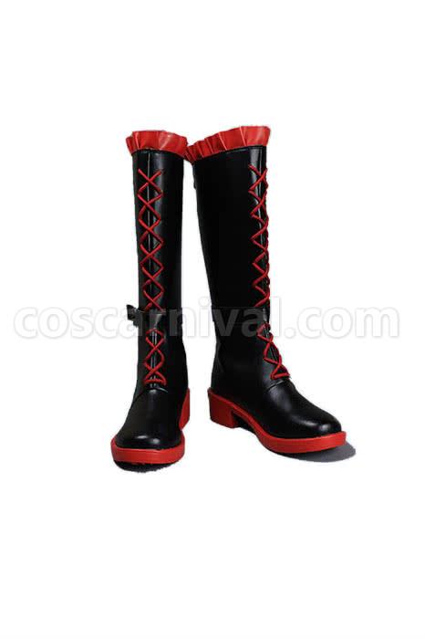 Ruby Rose Red and Black Cosplay Shoes coscarnival