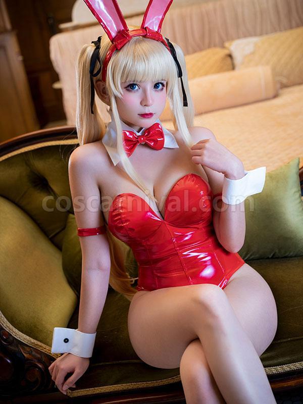 冴えない彼女の育てかた 沢村エリリス・スペンサー レッド バニーガール コスプレ衣装 coscarnival