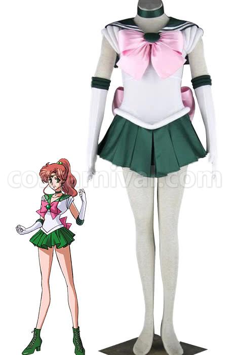 Sailor Jupiter Turnouts Dress New Cosplay Costume coscarnival