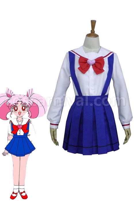 Sailor Moon Chibi Usa Blue Uniform Coaplay Dress Cosplay Costume coscarnival