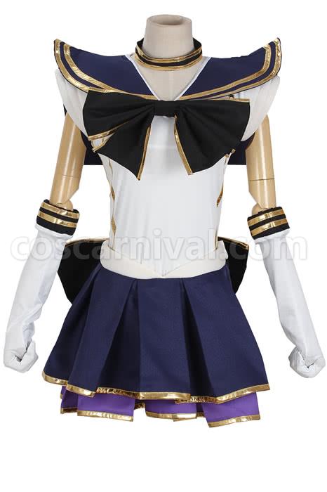 美少女戦士セーラームーン リビングシアター 冥王せつな セーラープルート コスプレ衣装 coscarnival