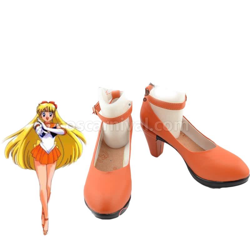 Sailor Moon Minako Aino 코스프레 신발 coscarnival