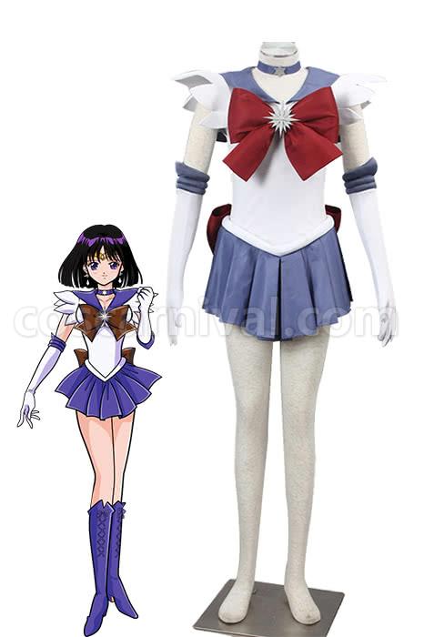 Sailor Moon Sailor Saturn Tomoe Hotaru Fighting Uniform Cosplay Costume coscarnival