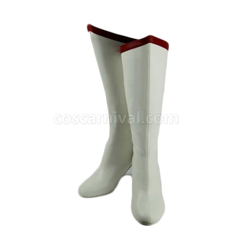 Sailor Moon White Fashion Shoes Whith High Quality Cosplay Costume coscarnival