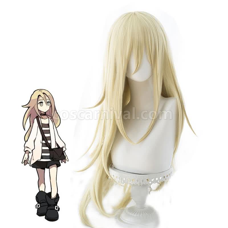 Satsuriku no Tenshi Gardner Rachel Long Blonde Cosplay Costume coscarnival